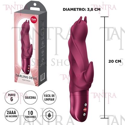 Darling Devil vibrador para estimulacion de punto G y clitoris